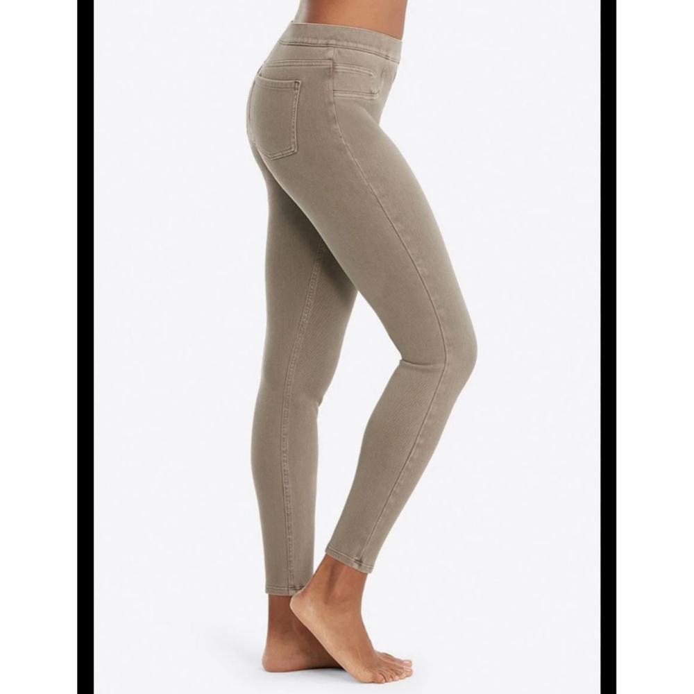 Women's Spanx Jean Leggings Earthy Taupe Size XS